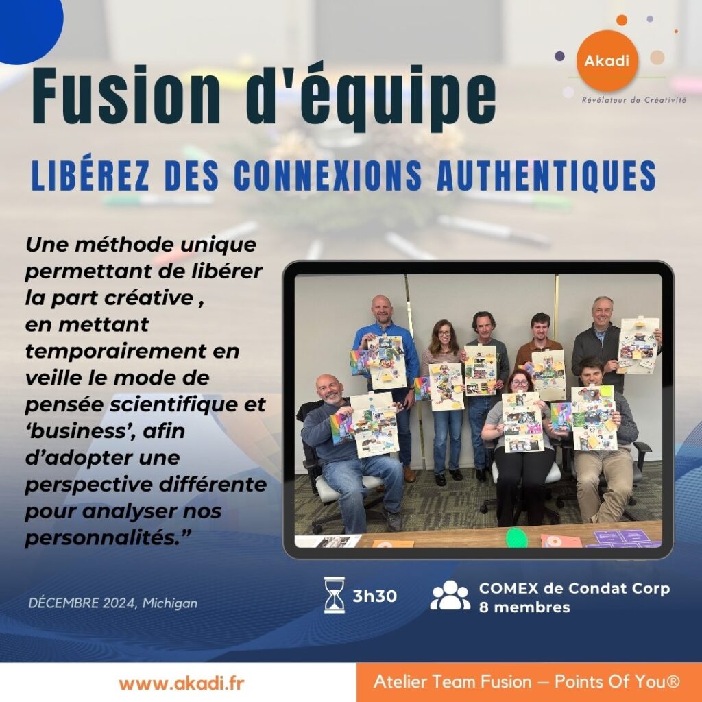 Team Fusion à Condat Corp - Saline, Michigan en Décembre 2024 - Team Fusion by Akadi