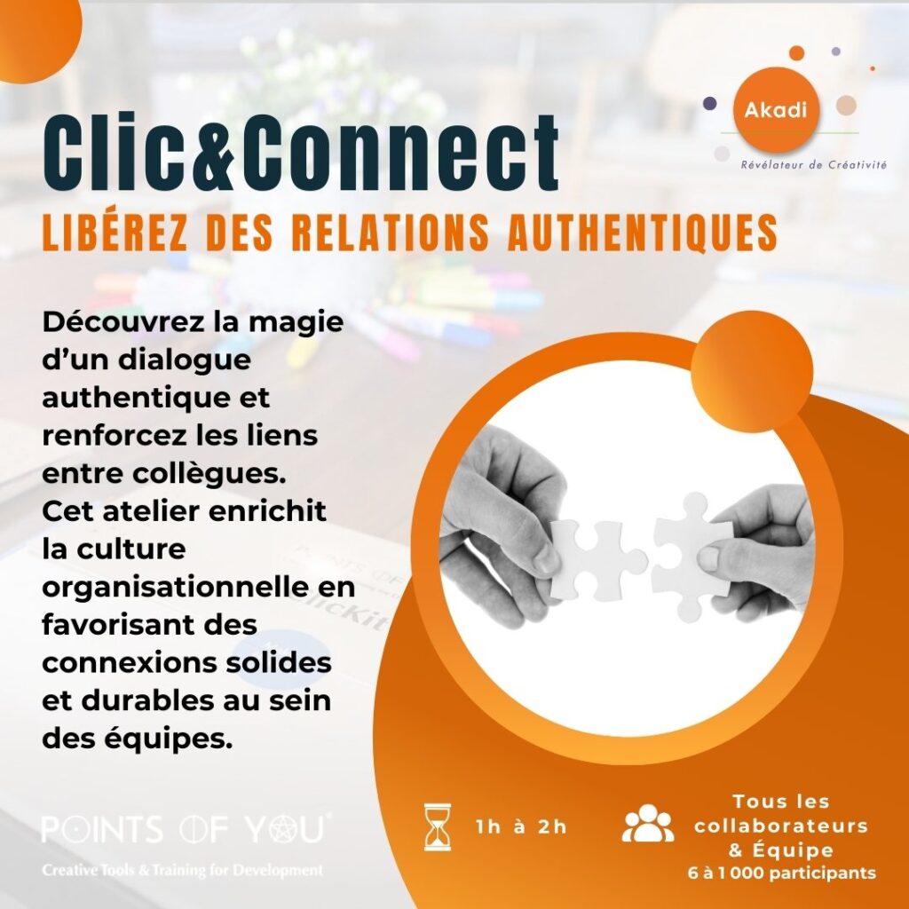 Ateliers avec Clickit de Points Of You® by Akadi Clic&Connect