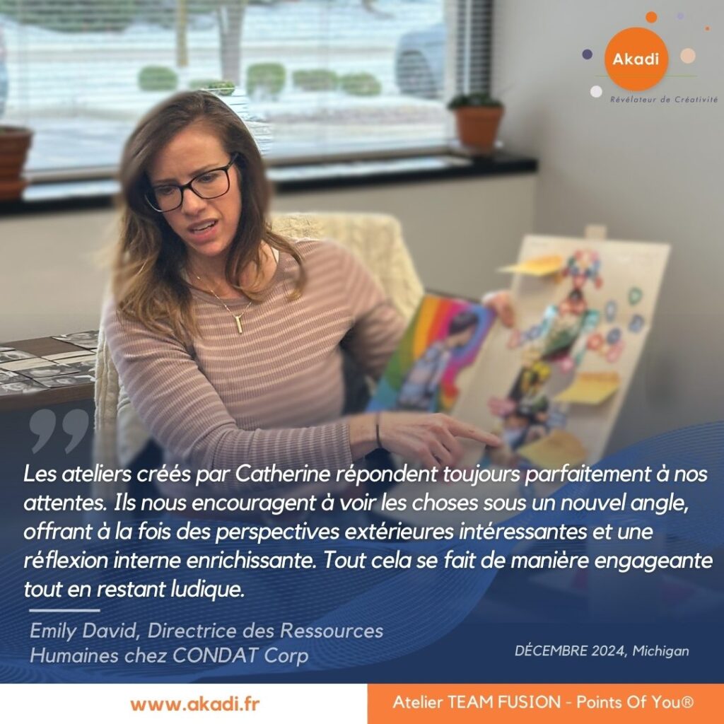 Team Fusion à Condat Corp - Saline, Michigan en Décembre 2024 - Témoignage Emily David, DRH